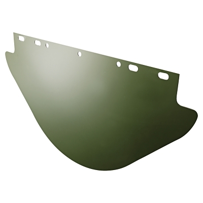 VISOR PETG 9.75X19 DK GREEN